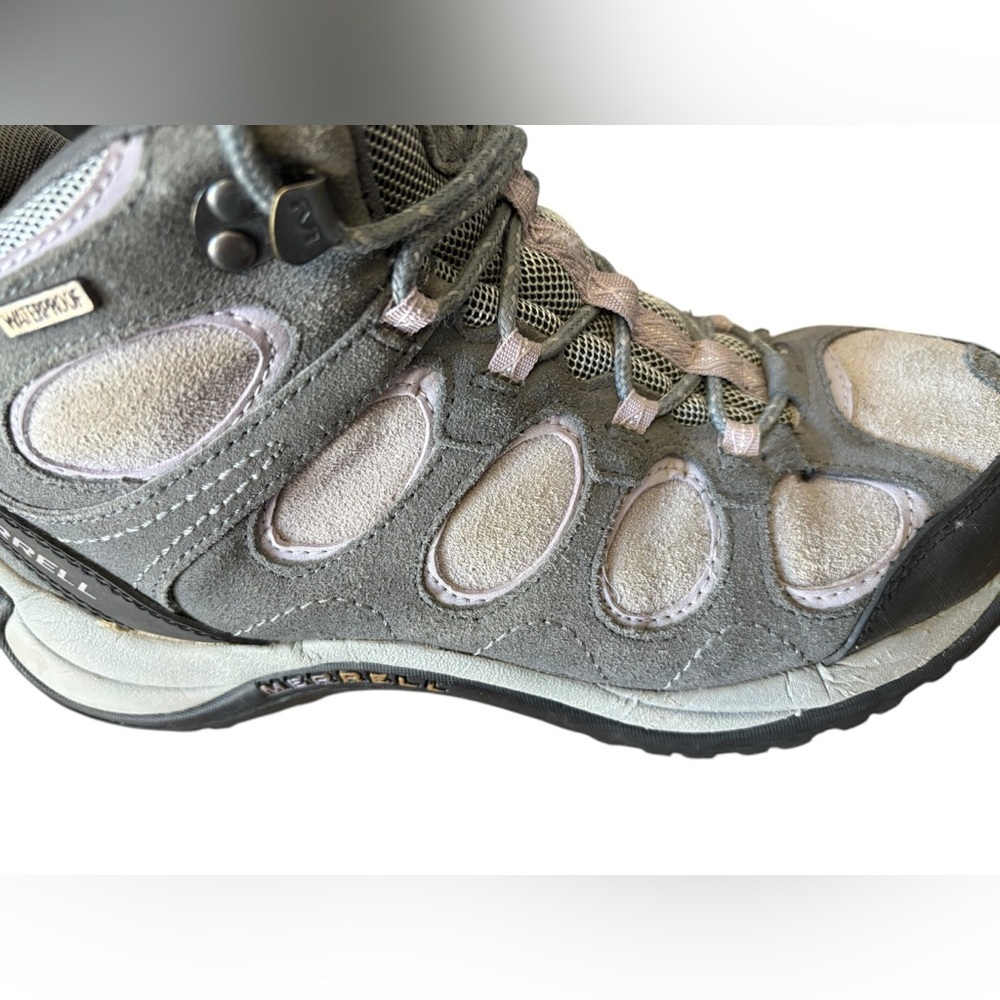 SOLD⭐️ 
Merrell Waterproof Castle Rock Hiking Boots size 9.5 Hyacinth outdoor - Picture 4 of 15